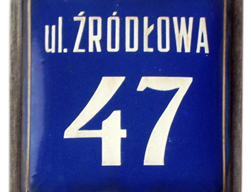 tabliczka ul. Źródłowa 47