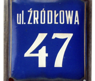 tabliczka ul. Źródłowa 47